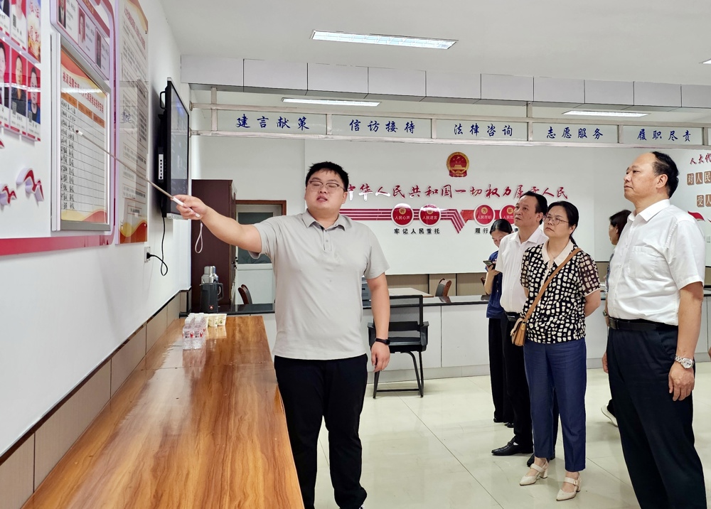 619实地调研陬市镇人大代表联络站