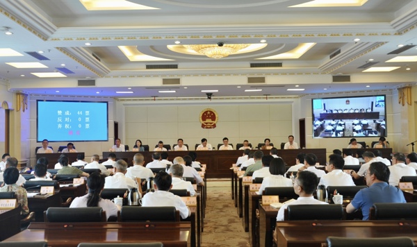 市八届人大常委会举行第二十七次会议
