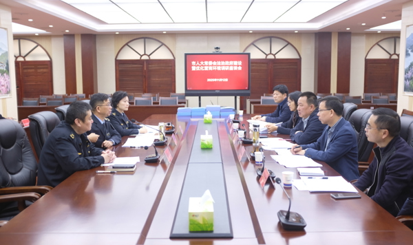 石玉林率队到市市场监管局开展法治政府建设暨优化营商环境专项监督调研