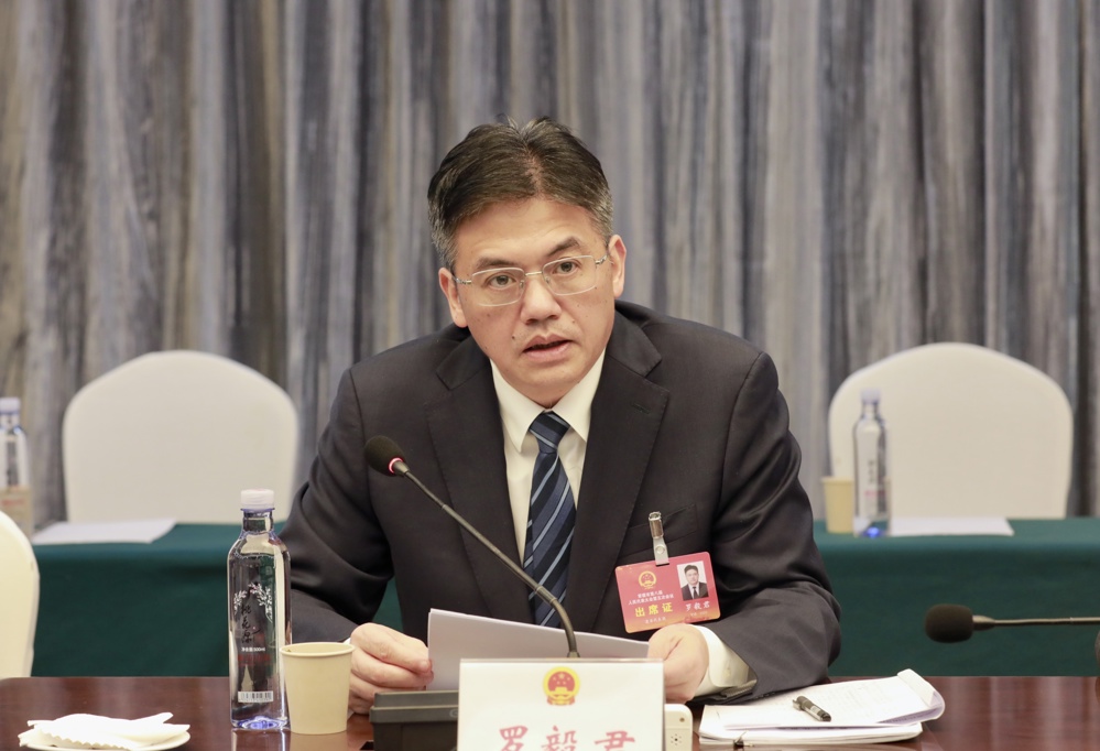 罗毅君参加常德市八届人大五次会议澧县代表团、临澧代表团审议