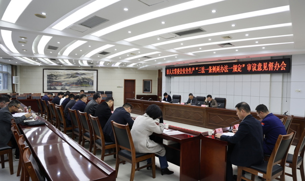 呙滨辰出席市人大常委会相关审议意见研究处理情况督办会