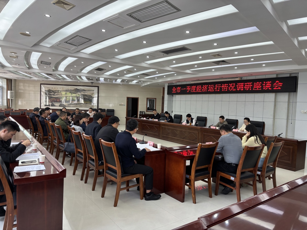 全市一季度经济运行情况调研座谈会召开