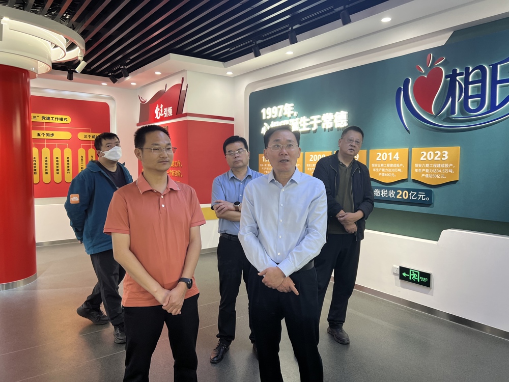 张阳带队走访调研外（侨）资外贸企业