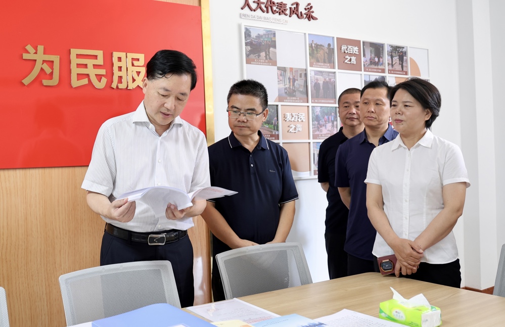 蒋锋到鼎城区指导督导县乡两级人大换届选举工作