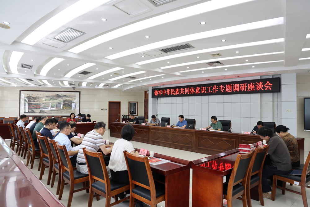 张阳出席铸牢中华民族共同体意识工作专题调研座谈会